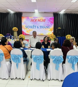 HAPPY BIRTHDAY Tiệc Buffet 10 Anh Chị Trong Quý 2&3 HCGC thành phố 01/07/2025 Sảnh Hoà Bình