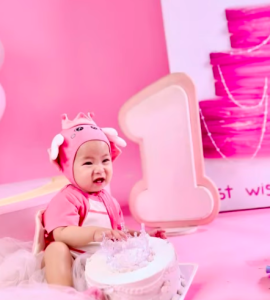 Happybirthday 1st Bé TUỆ LÂM 21/09/2025 SẢNH HOÀ BÌNH Phường Diên Hồng