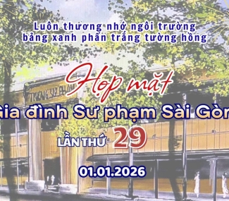 HỌP MẶT SƯ PHẠM SAIGON Lần thứ 29 01/01/2026