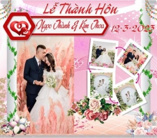 HAPPYWEDDING NGỌC THÀNH - KIM THOA 12.03.2023 SẢNH HT HÒA BÌNH