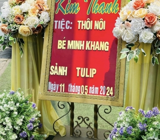 Mừng sinh nhật Bé Minh Khang Sảnh TULIP 11/05/2024