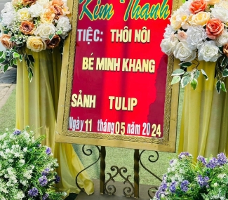 Mừng sinh nhật Bé Minh Khang Sảnh TULIP 11/05/2024