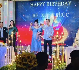 Happybirthday Bé XUÂN PHÚC 29/10/2023 Sảnh Hướng Dương