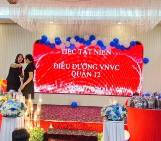 TIỆC TẤT NIÊN ĐIỀU DƯỠNG VNVC QUẬN 12 Sảnh Tulip 05-01-2024