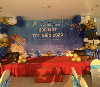 HỌP MẶT TẤT NIÊN CTY VNPT CHI NHÁNH TÂN BÌNH 23/01/2024 Sảnh trệt (TTVH HB)